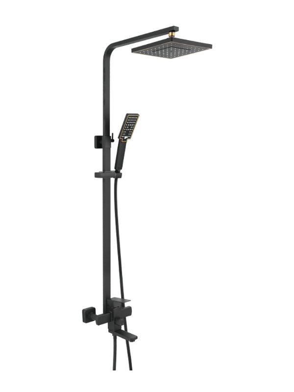 Columna de ducha, Negra