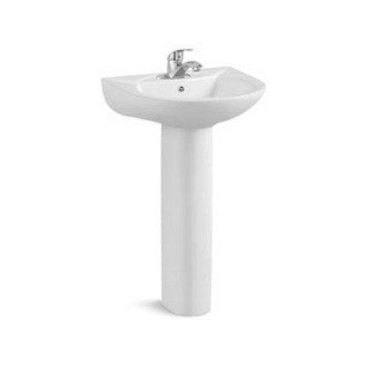 Lavamanos con pedestal 520 × 450 × 850 mm – Santorini